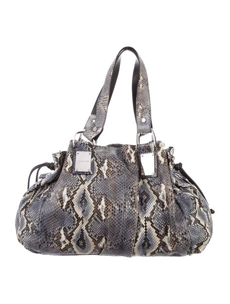 michael kors snake skin bag.